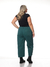 Calça Feminina Sarja Plus Pantacourt Verde Marinheiro - Razon Jeans