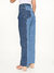Calça Jeans Feminina Wide Leg Bicolor - loja online