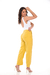Calça Feminina Wide Leg Marinheiro - Amarelo - comprar online