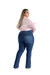 Jaqueta Feminina Sarja Lycra Plus Rose Cropp - Razon Jeans