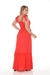 Vestido Feminino Longo com amarração lateral - Vermelho - comprar online