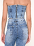 Top Cropped Feminino Jeans - Hiper Destroyed na internet