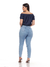 Blusa Feminina Jeans Ciganinha com Decote - Delavê na internet