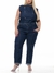 Macacão Jeans Feminino Plus Size - Muscle na internet