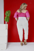 Calça Feminina Plus Size Mom - Off White na internet