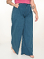 Calça Feminina Sarja Plus Wide Leg Azul - Razon Jeans