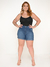 Shorts Feminino Jeans Lycra Plus - comprar online