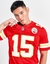 Camisa NFL Kansas City Chiefs #15 Mahomes Vermelha - comprar online