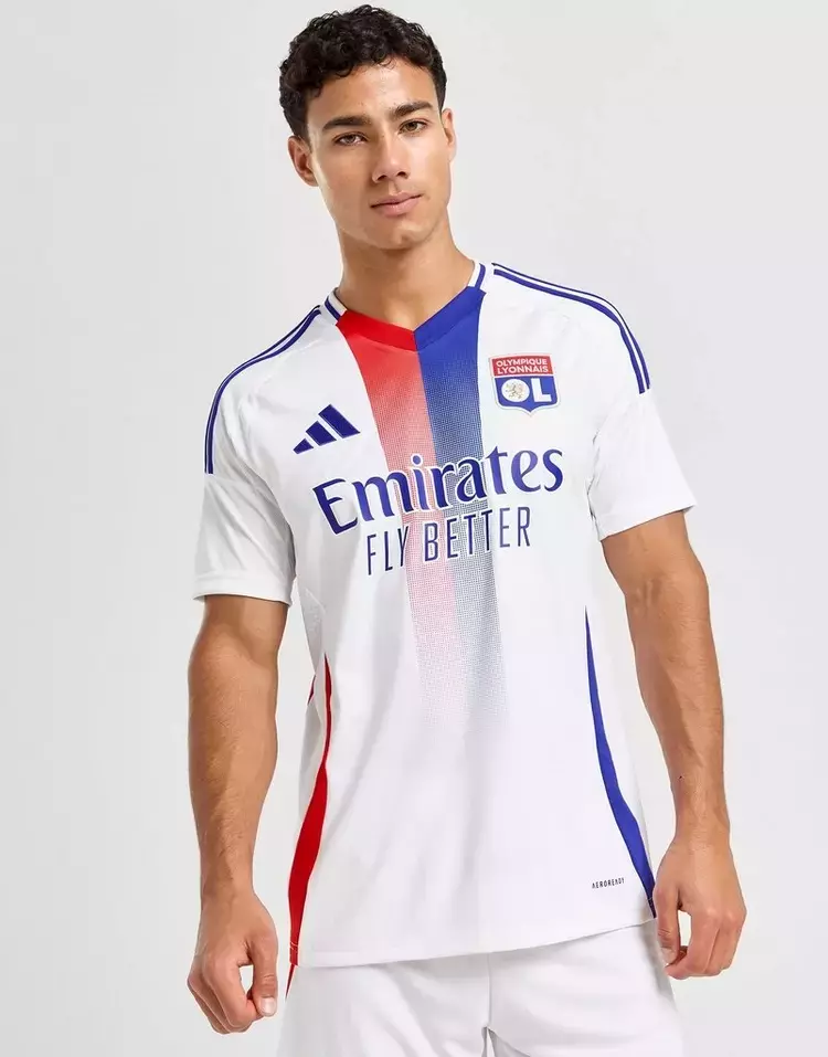 Camisa Adidas Olympique Lyon 24 25 Home Torcedor Masculina