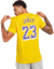 Camiseta NBA Lakers Masculina Amarela