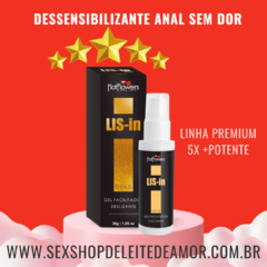 Dessensibilizante Anal LIS-In - ANAL SEM DOR