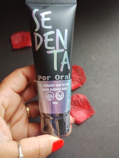 Sedenta por Oral - Gel vibrante com sabor de ALGODÃO DOCE