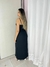 Vestido longo decote reto - comprar online