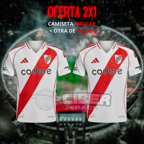 CAMISETA TITULAR RIVER 2025 OFERTA 2x1