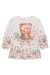 Vestido Manga Longa Infantil Ursa Alecrim Kukiê