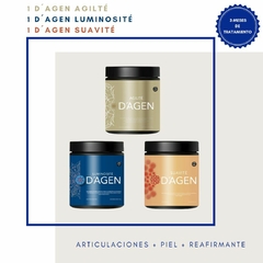 1 D´AGEN AGILITÉ + 1 D´AGEN LUMINOSITÉ + 1 D´AGEN SUAVITÉ