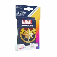 Gamegenic: Marvel Champions Sleeves - Captain Marvel