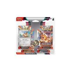 Pokémon Blister Quádruplo Obsidiana em Chamas Eevee