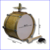 16' wooden bass drum - Flat Cymbals 22x17cm