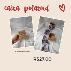 Caixa de fotos personalizada