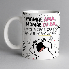 Caneca de porcelana Flork Dia das Mães - Letras Ligia