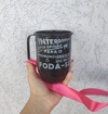 Caneca de aluminio 500 ml personalizada com tirante sem personalização