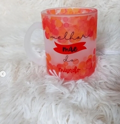 Caneca de vidro personalizada