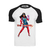 Camiseta Heroína Kamala Raglan