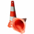 Cone de sinalização rígido laranja e branco 75 cm - comprar online