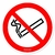 Adesivo de segurança proibido fumar (10 un.)