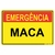 Placa de emergência MACA