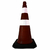 Cone para sinalização de obras com base de borracha 75 cm na internet