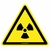 Adesivo de segurança material radioativo (10 un.)