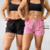 Kit com 2 Shorts feminino com elastano lisos ou estampados - comprar online