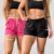 Kit com 2 Shorts feminino com elastano lisos ou estampados na internet