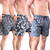 Kit 3 shorts moda praia com elastano Estampados - P ao G3 - loja online