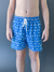 Shorts Elastano Beach Juvenil 3 bolsos Eolic Blue