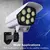 Camara Ip Falsa Reflector Solar Sensor Movimiento Control Color Blanca - comprar online