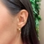 Piercing Fake Liso Aros Banhado a Ouro - comprar online