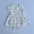 Vestido Body em cotton Manga curta Floral Off white e amarelo - comprar online