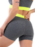 Short Fitness Pink Urban Cinza com Amarelo Neon - Pink Urban