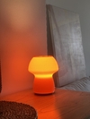 Lampara honguito naranja + lampara led (foquito incluido calida)