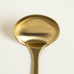 CUCHARON DE ACERO GOLD 30X9 CM - comprar online