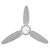 Ventilador De Teto Wind Br 3p Inj/bran Cv3 220v Premium Ventisol - comprar online