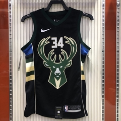 REGATA MILWAUKEE BUCKS PRETA ALCE NIKE na internet