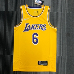 Regata Los Angeles Lakers Diamantada Amarela