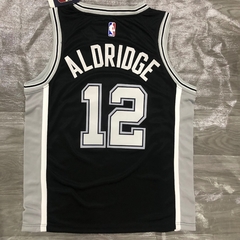 Imagem do REGATA SAN ANTONIO SPURS PRETA CINZA TRADICIONAL