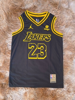 Regata Premium Pronta Entrega Los Angeles Lakers Preta