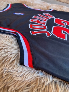 Regata Premium Pronta Entrega Chicago Bulls Preta na internet