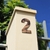 Número residencial bronze dupla face 13 cm na internet